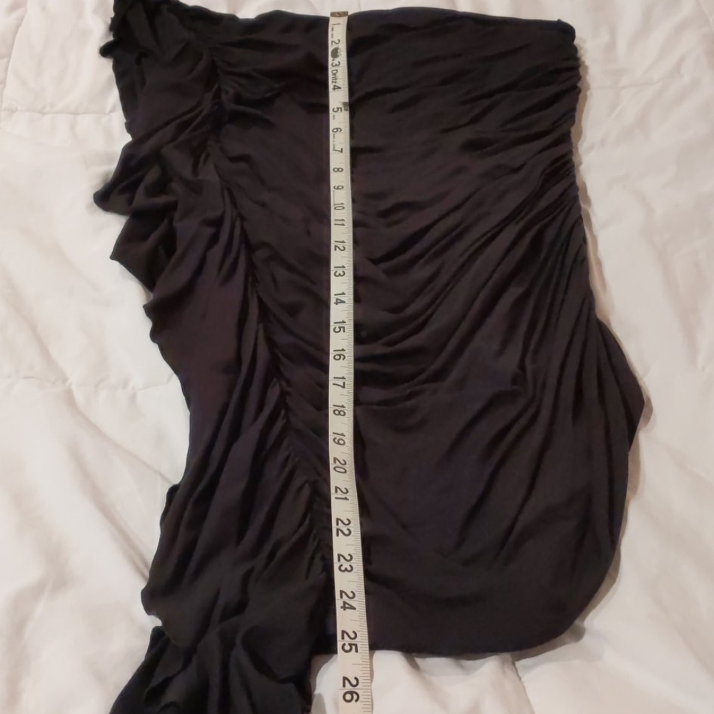 Boston Proper One-Shoulder Ruffle Top - Picture 4 of 7